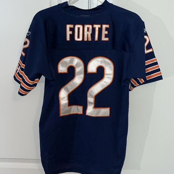 Sewn Authentic Chicago Bears Reebok Retro Vintage Forte 22 NFL Jersey L Youth - Picture 4 of 4